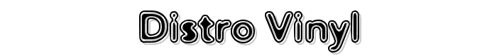 Distro Vinyl font